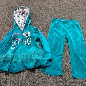 Y2K Daddy’s Girl Tracksuit Size 2T